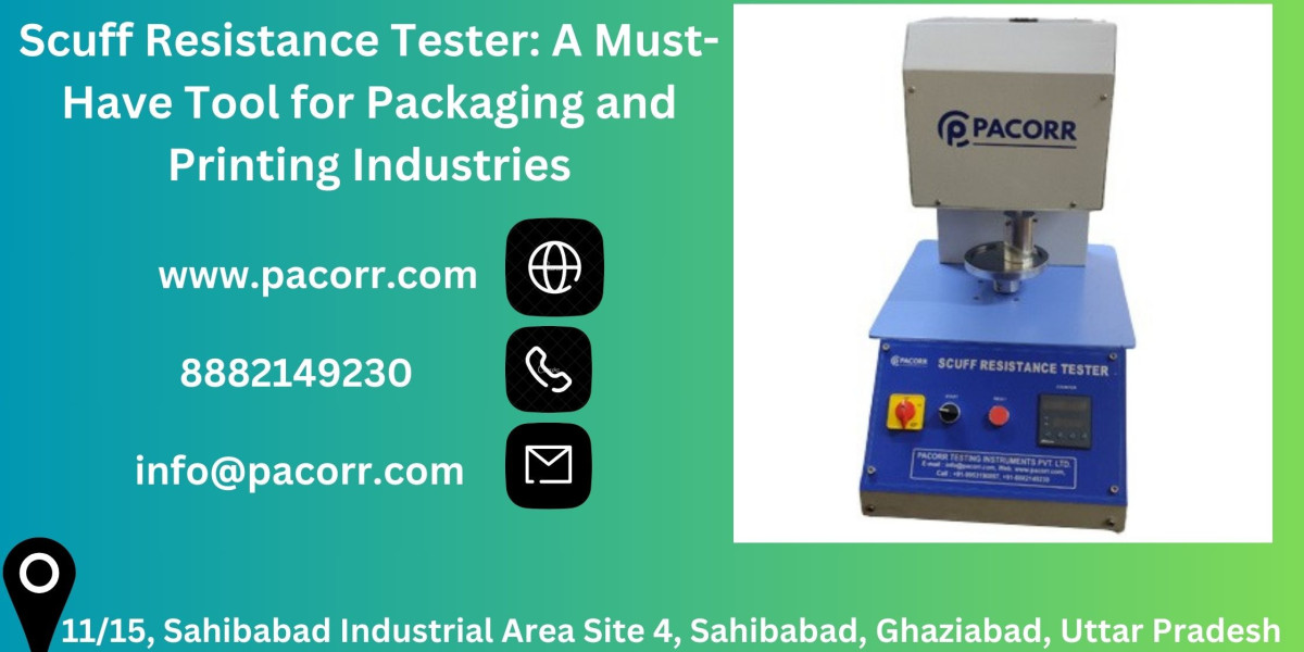 Discover the Power of Pacorr's Scuff Resistance Tester for Comprehensive Packaging Quality Assurance